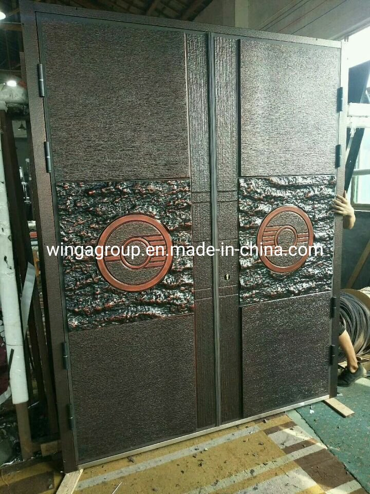Single Africa Blast Resistant Security Steel Metal Door Wg-Fs-04