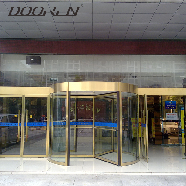 Emergency Exit Revolving Door, Safety Induction Automatic Revolving Door