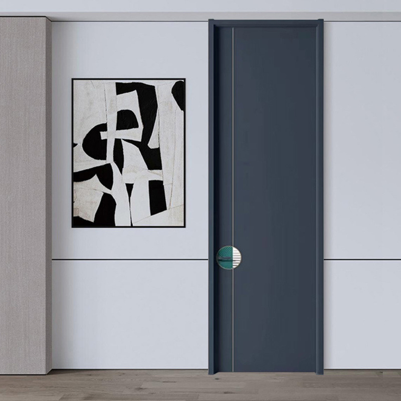 Wooden White Manufacturer Exterior Emergency Exit Fire MDF/HDF Wood Door