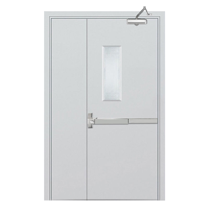 Customized Acoustic Hotel Fireproof Steel Door Insulated Fire Rated Doors with CE Certificate