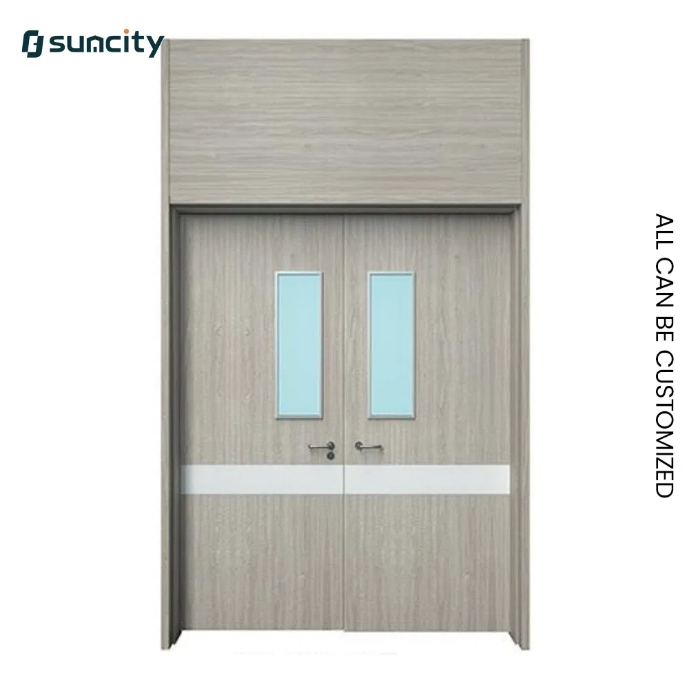 High Performance Sliding Radiation Shielding Cleanroom Laboratory Hospital Door for Research Labs