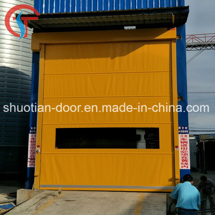 Industrial Electric PVC High Speed Door, High Speed Rolling Door, High Speed Roller Shutter Door (ST-001)