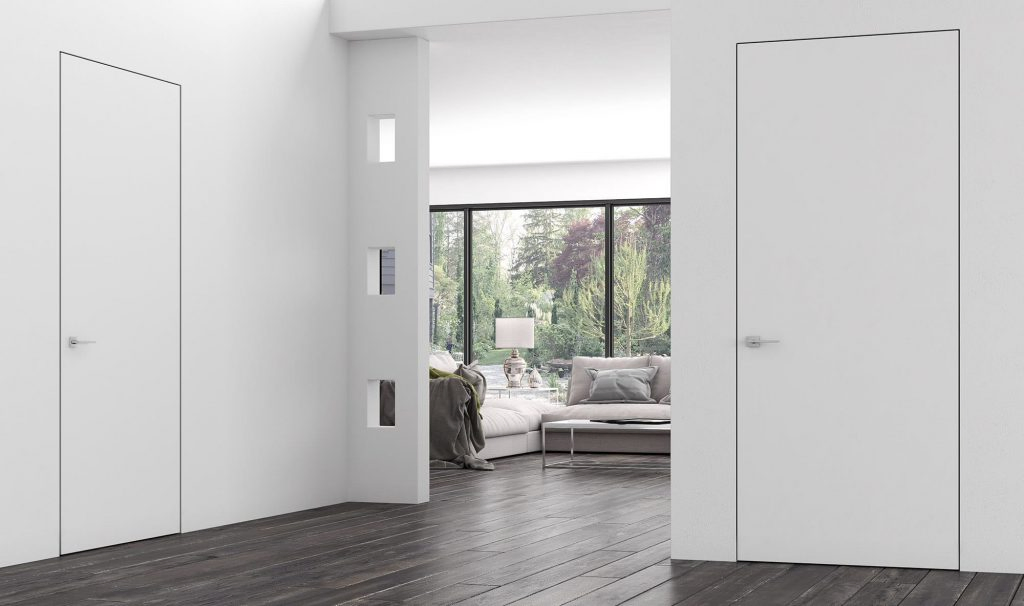 Invisible Aluminum Frame Concealed Design Interior Hidden Door