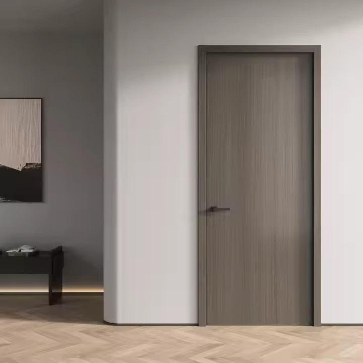 Bestselling Modern White Solid Wood Composite Interior Door - Pre-Finished Acoustic Rated for Hotel Bedrooms