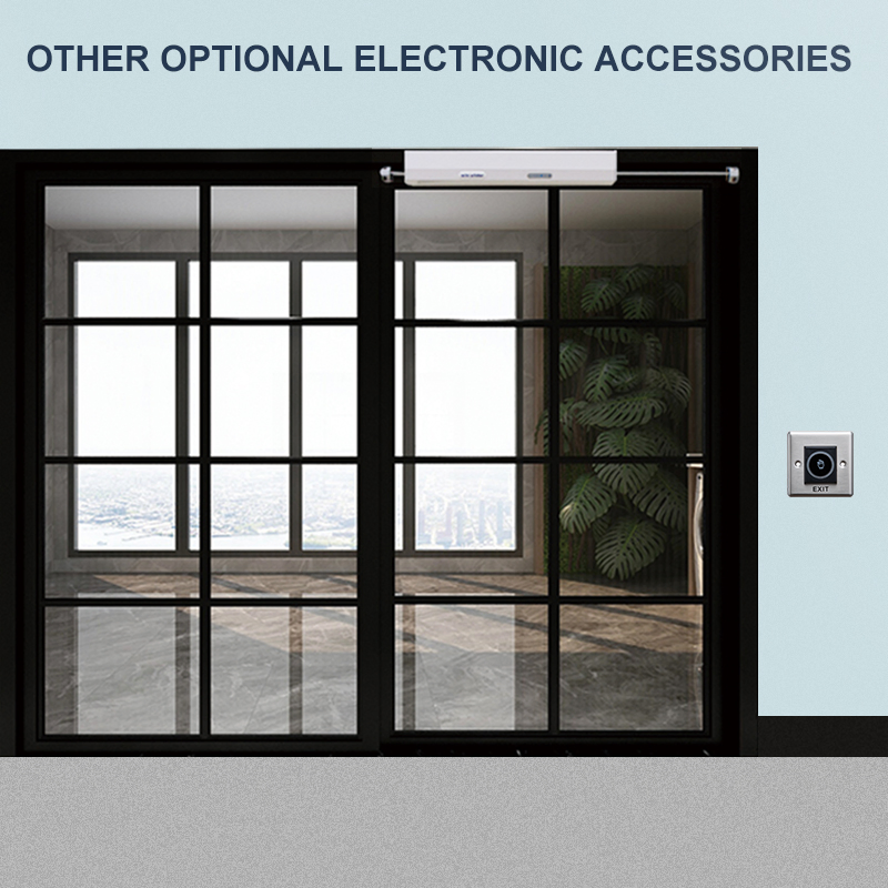 Turtech Automatic Single Leaf Sliding Door Casa1-Belt Motor Automatic Sliding Door