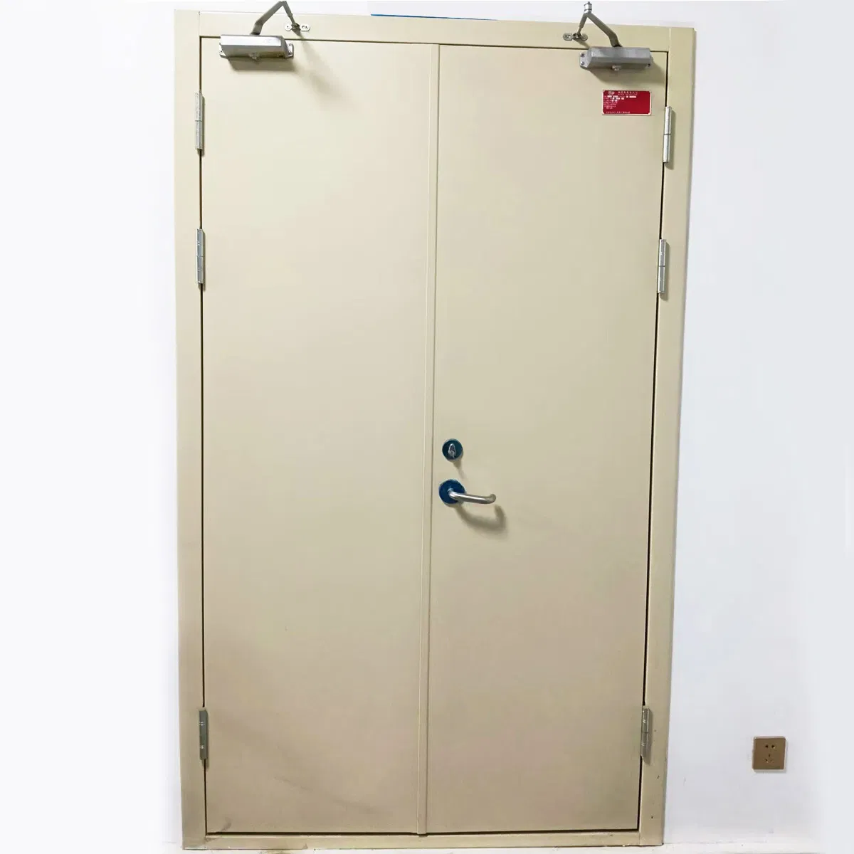 Fire-Rated Acoustic Door Circular Vision Panel Soundproof Fire Protection