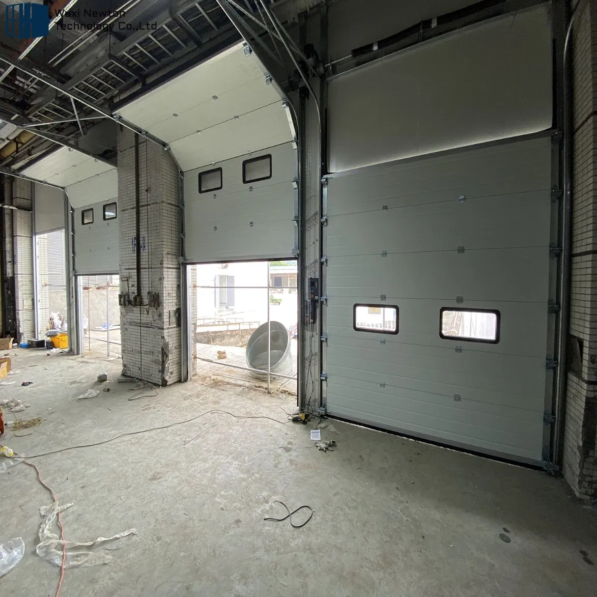 Factory Wholesale Fire Garage Gate Industrial Lifting Door Standard Perspective Highspeed Sliding Door Industrial Sectional Door