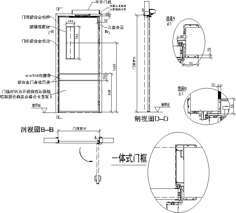 Stainless Steel X-ray Lead Door/ X-ray Radiation Door/X-ray Shielding Lead Door