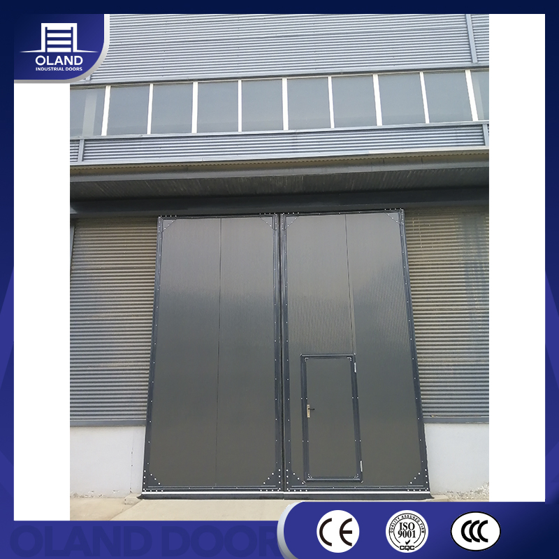 Low Price Folding Sliding Fire Rated Steel Aluminum Safe Workshop Industrial Automated Door