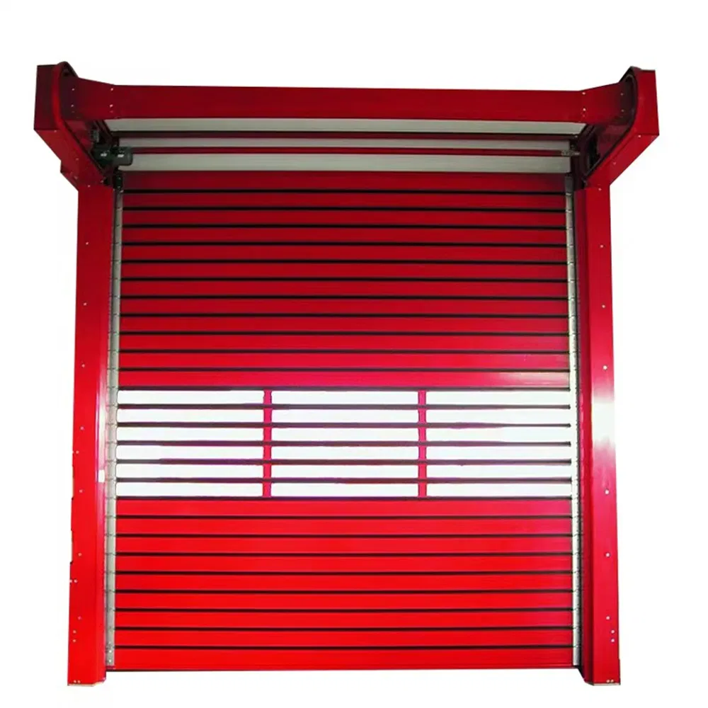Aluminum Alloy Turbine Hard Fast Industrial Exterior Turbo Rigid Rolling High Speed Spiral Door