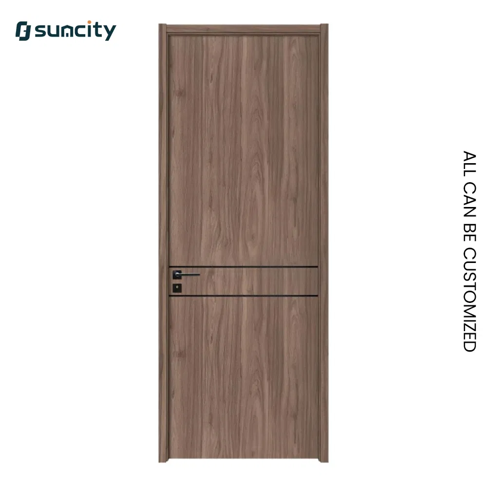 Commercial Fire Rated Acoustic Composite WPC Door for Bar and Restaurant Entrance