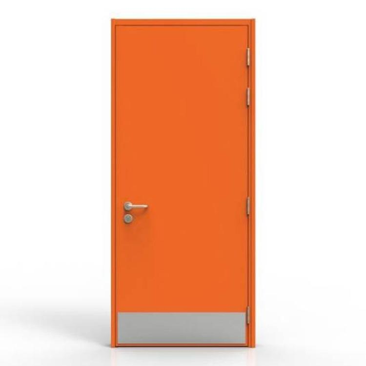 Flush Design Fireproof Steel Door School Classroom Fire Rated Smoke Control Doors with Ral Colors