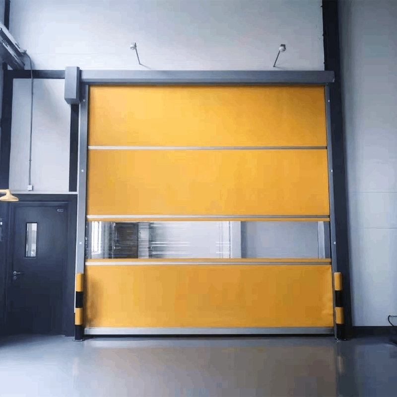 Automatic Industrial PVC High Speed Fast Acting Rapid Rolling Shutter Door