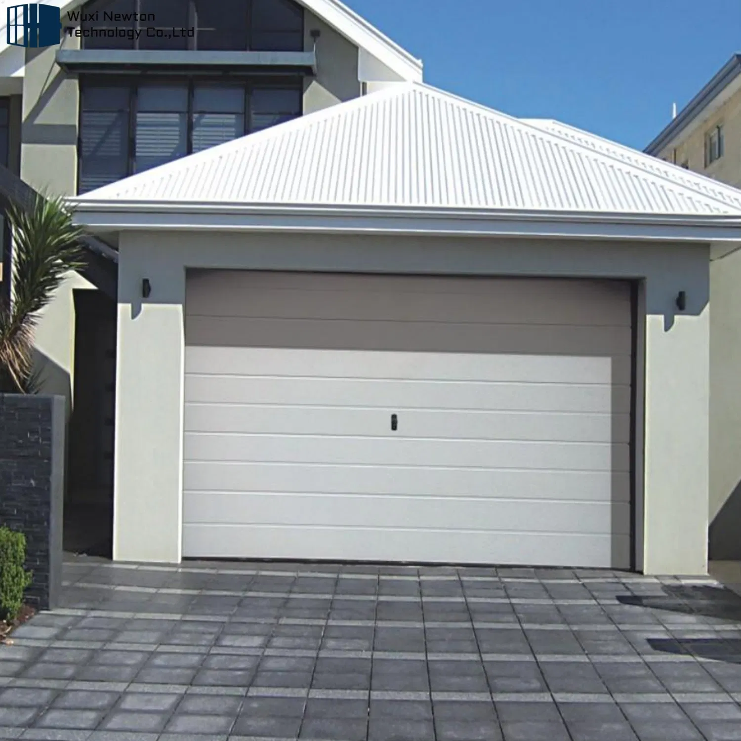 Factory Direct 16X8 Modern Insulated Hurricane Impact Resistant Steel Garage Doors