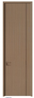 Solid White Oak Interior Door - Slim Frame Hidden Hinge Invisible Seam