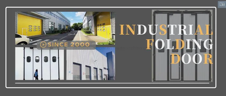 Insulated Folding Industrial Sliding Doors