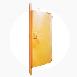 Durable Blast-Resistant Mine Door for Secure Underground Operations