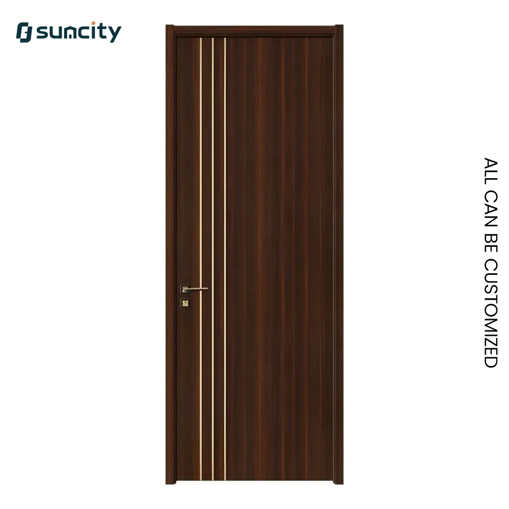 Commercial Fire Rated Acoustic Composite WPC Door for Bar and Restaurant Entrance