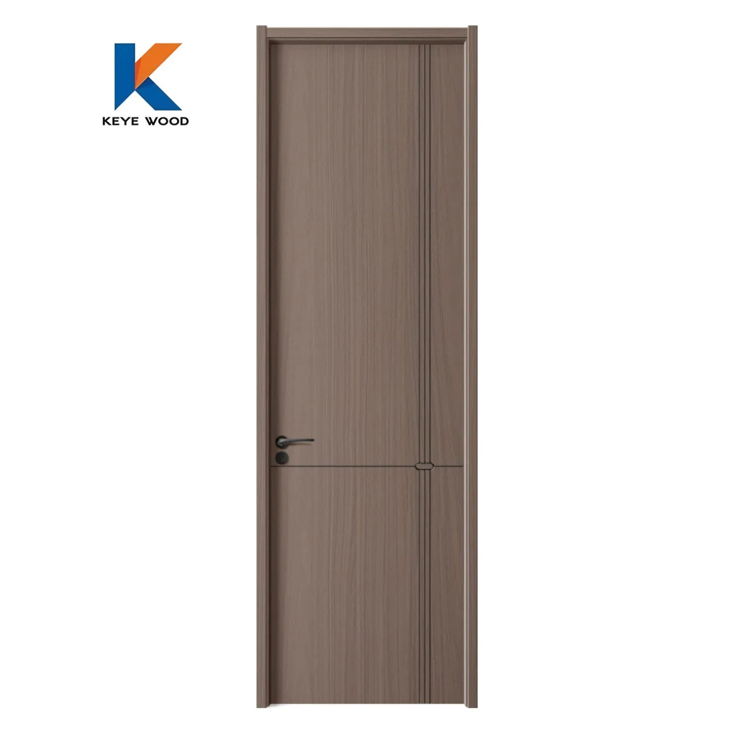 Interior Wood Fire Door Veneer Hidden with Invisible Frames Frameless Door for Concealed Frame Doors for Hotels, Apartments