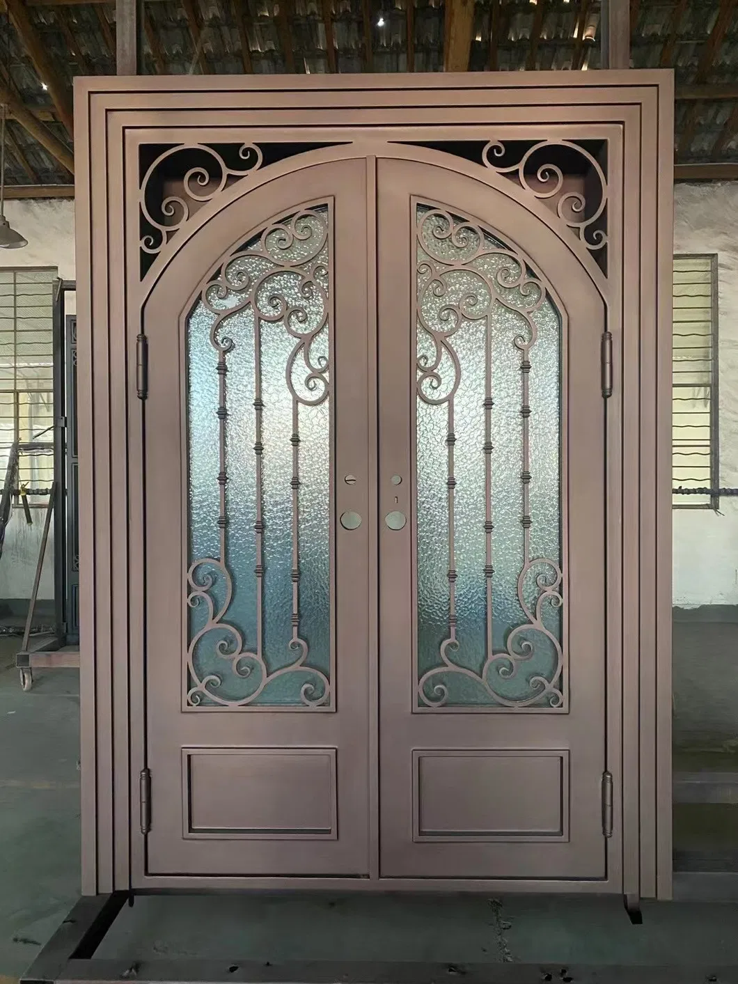 Wrought Iron Entrance Door