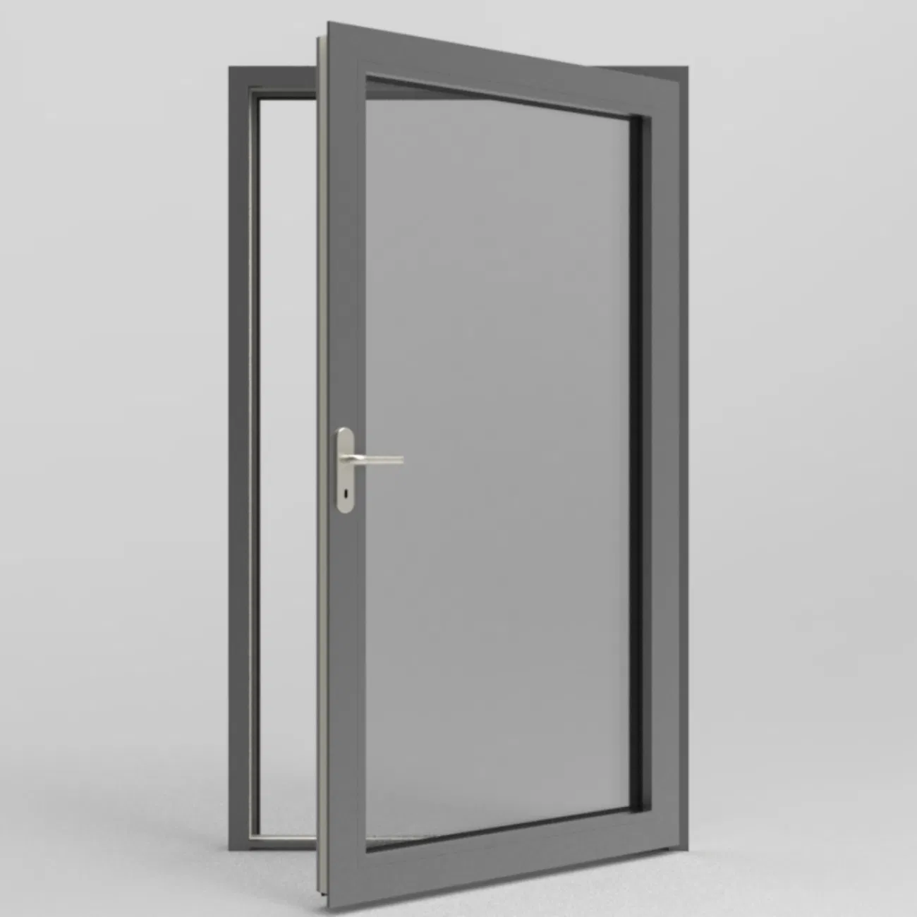 Hurricane-Resistant Aluminum Casement Door Engineered to Withstand 5000PA Extreme Wind Loads