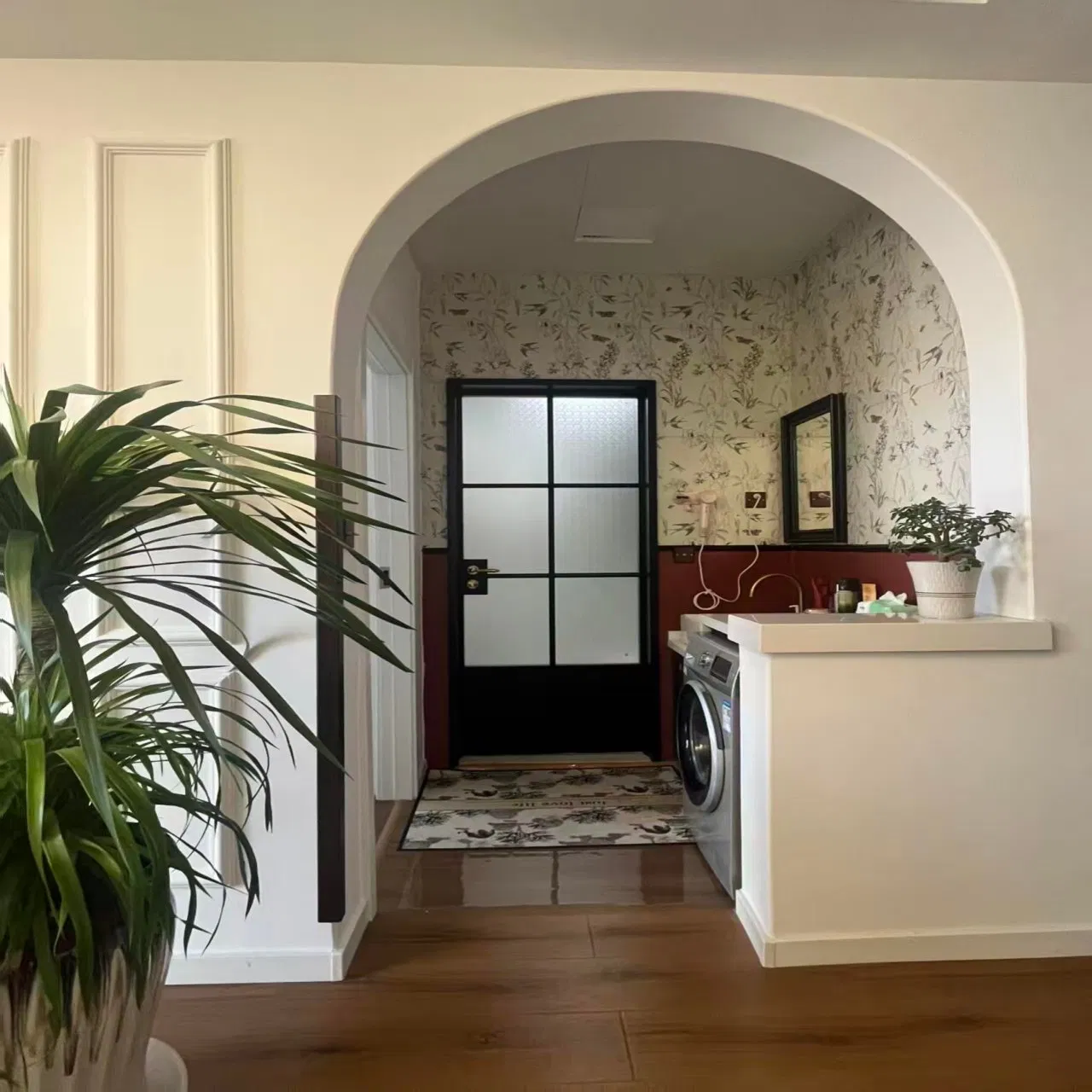 5. Exterior Conceal Hidden Aluminium Swing Interior Glass Security Door Modern, Noise-Reducing Swing Door with Aluminum/Aluminium Frame