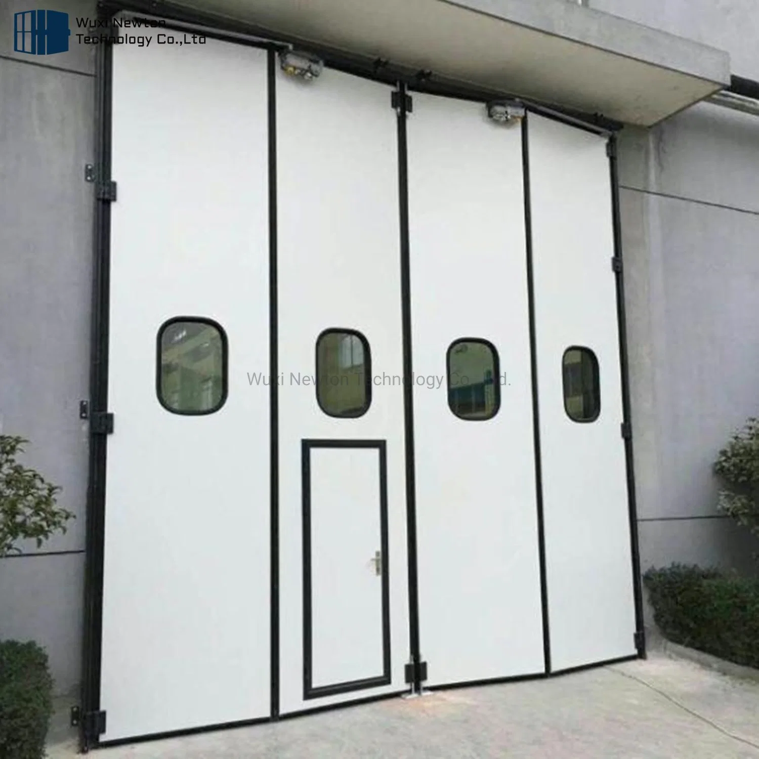 Automated Economical Warehouse Insulated Folding Industrial Sliding Doors