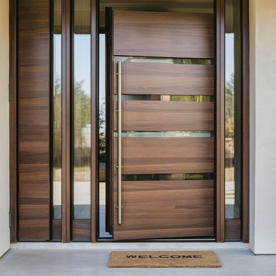 Factory Price Customized Main Exterior Entrance Entry Front Doors Metal Stainless Steel Steel Modern Wrought Iron Main Gate New Design Pivot Door