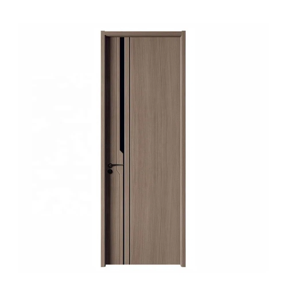 MDF Moulded Melamine Finished Surface Wooden Door Skin Panels for Office