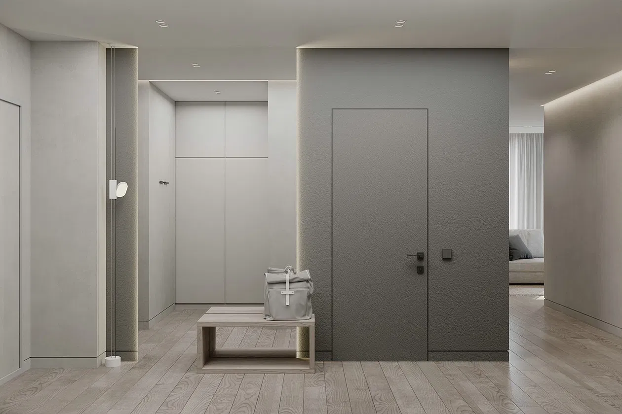 Wooden Aluminum Finish