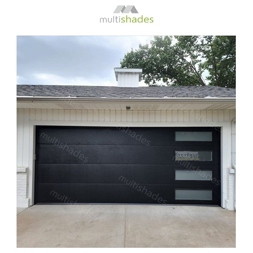 Multishades Folding Hurricane Resistant Folding Garage Door Smart Sensor Remote Control Thermal Insulation Waterproof Commercial Building Custom OEM