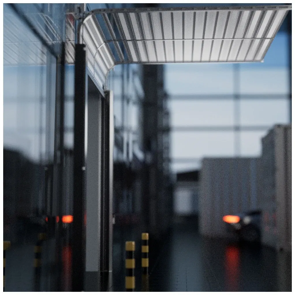 Fastlink High Performance Industrial Logistic Electric Automatic Rapid Roll up Spiral High Speed Doors