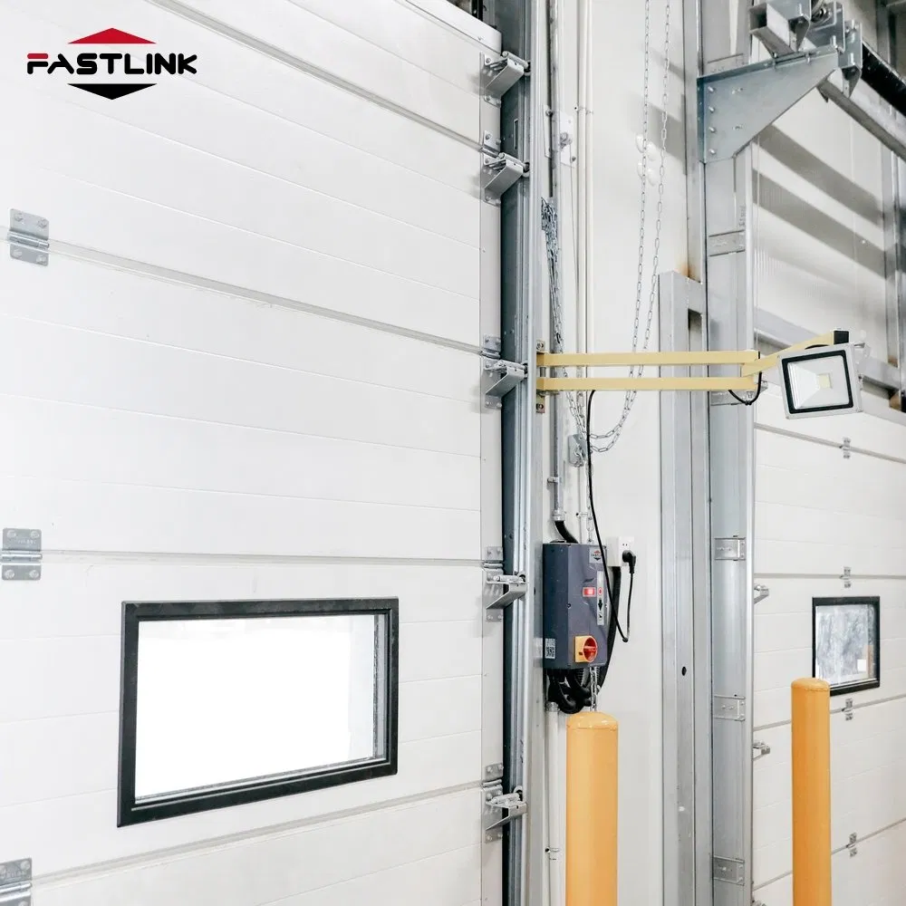 Fastlink Premium Industrial PU Dust-Proof Automatic Energy Efficient Air Tight Insulated Electric Sectional Doors