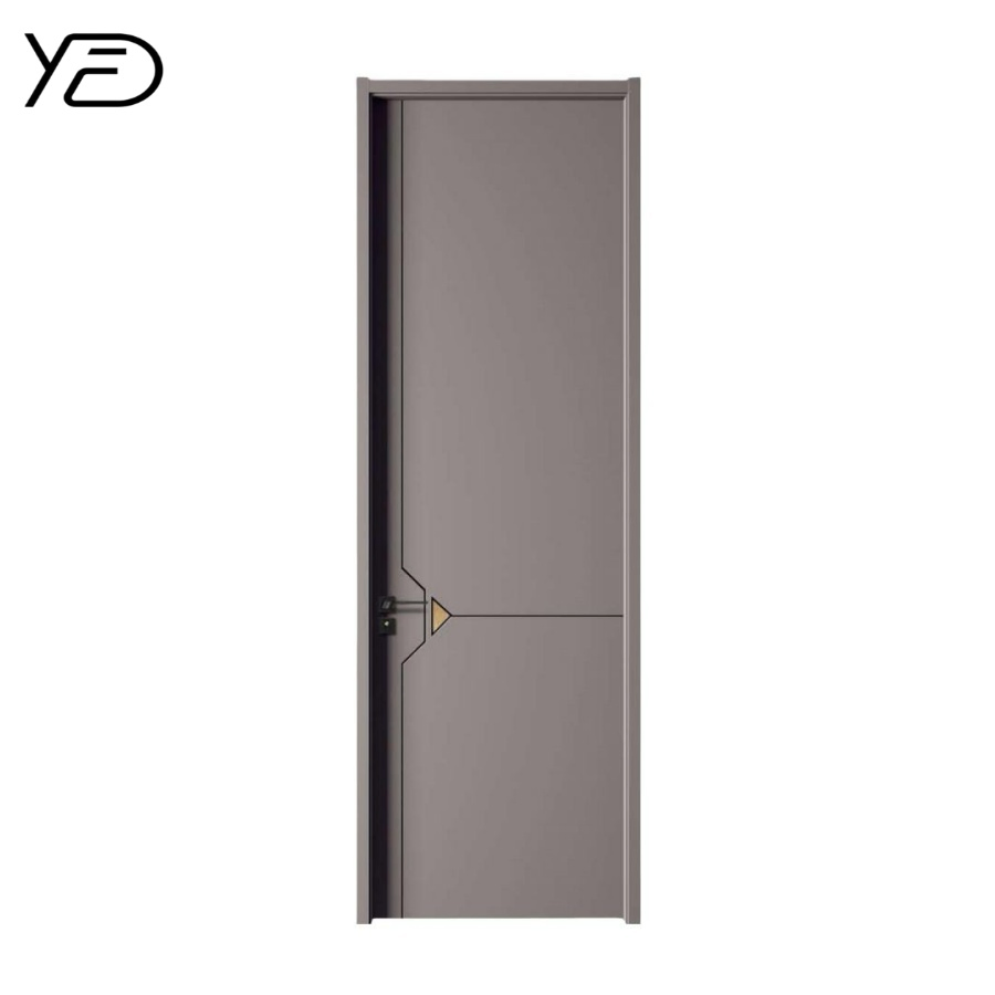 Europe British Standard Wooden Fire-Rated Door with Vision Panel Push Fire Core Exit Emergency Door