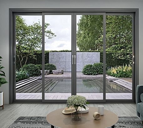 Hot Selling Aluminum Sliding Glass Hurricane Resistant Sliding Glass Doors Patio Waterproof Sliding Doors for Villa