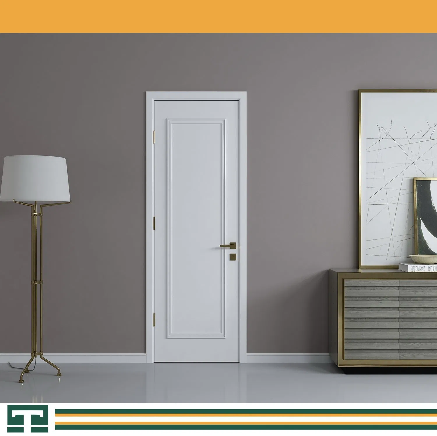 Factory High Quality Acoustic Entry Wooden Fire Rated Door Interior Solid Wood Door for Hotel, Hospital, School, Apartment