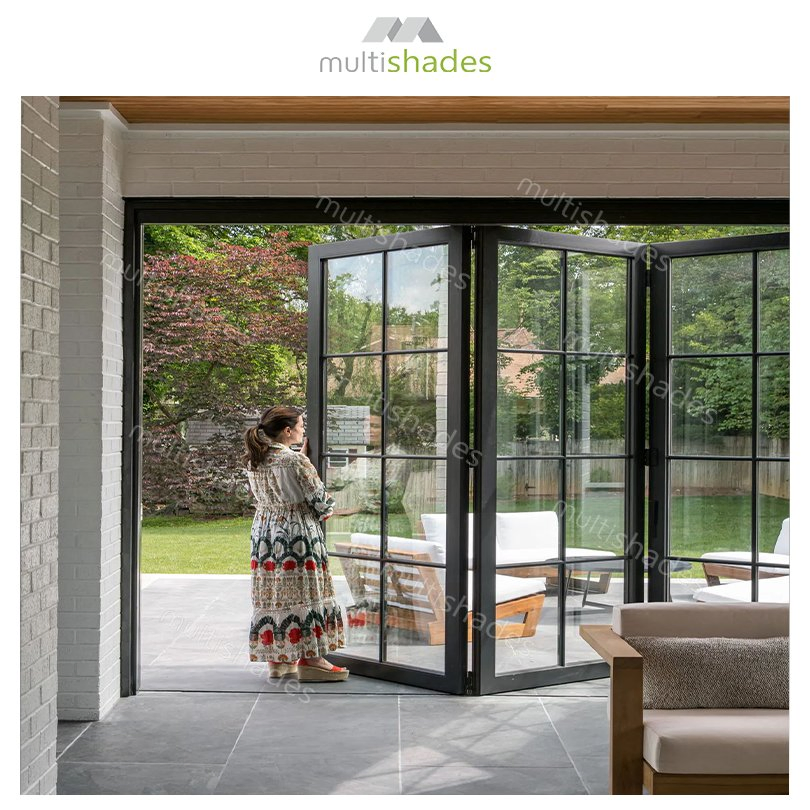 Rolay Aluminum Folding Door Rainproof Hurricane-Resistant Technology Anti-Pinch Safety &amp; Sound Insulation Mastery