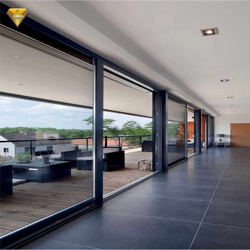 Premium Hurricane-Resistant Sliding Patio Door with Double Glazing