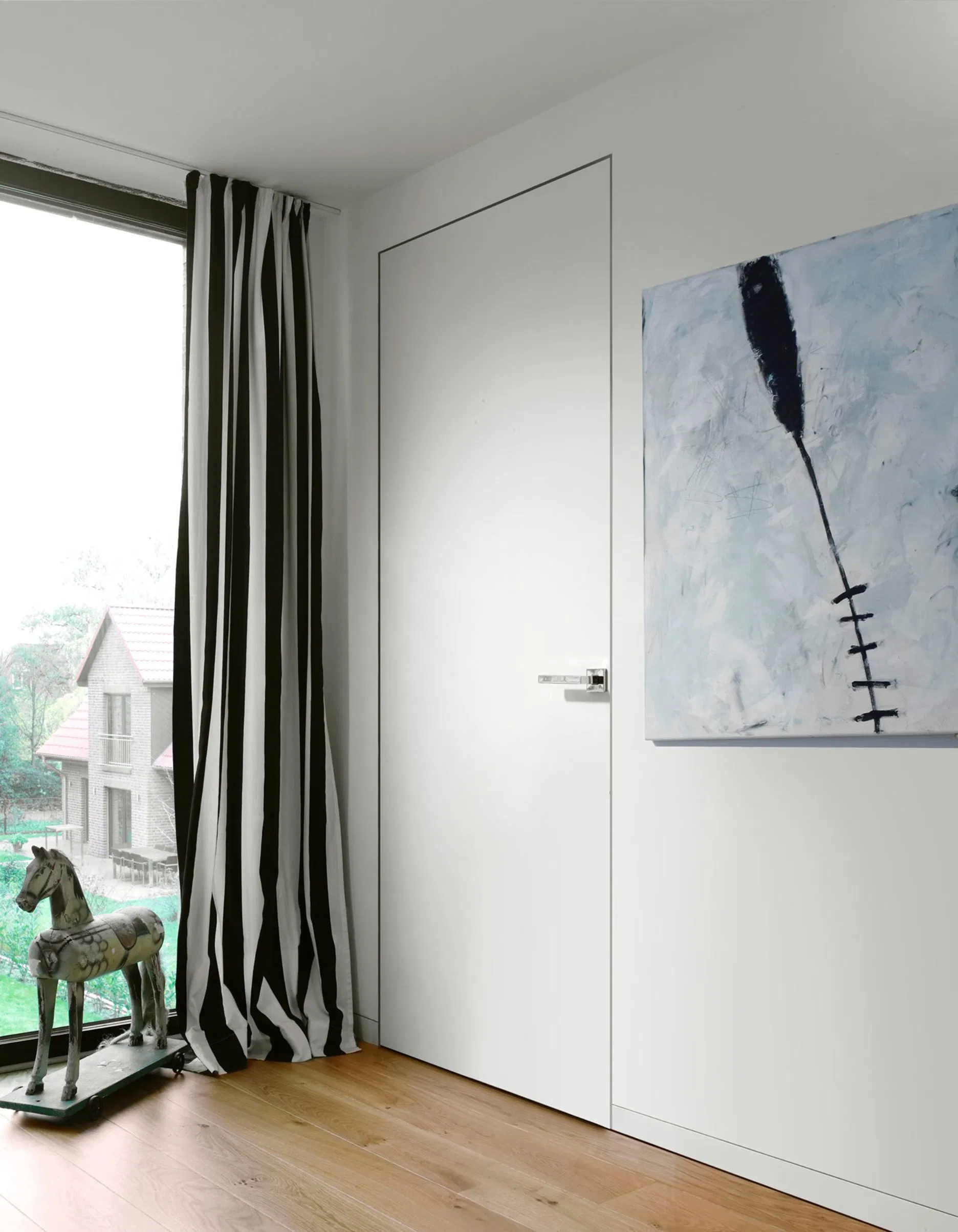 Invisible Aluminum Frame Concealed Design Interior Hidden Door