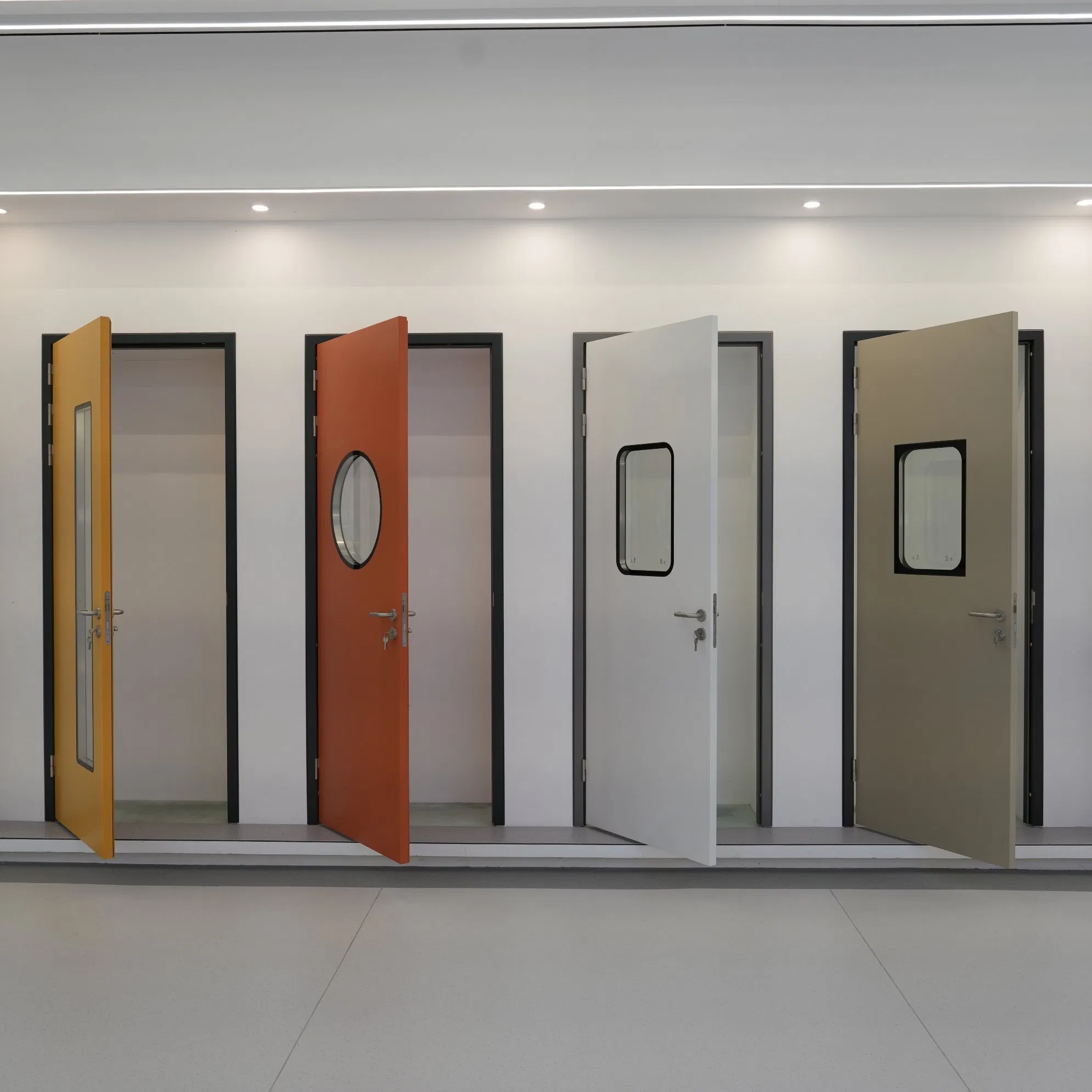 Fire-Resistant Factory Wholesale Fire Rated Door Security Emergency Exit Fire Resistant Fireproof Steel Commercial Door