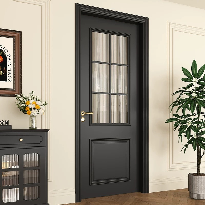 Acoustic Office 55dB Stc/Fire Rated Laminated Security Burglar Proof/En35 WPC Paint Glass Door