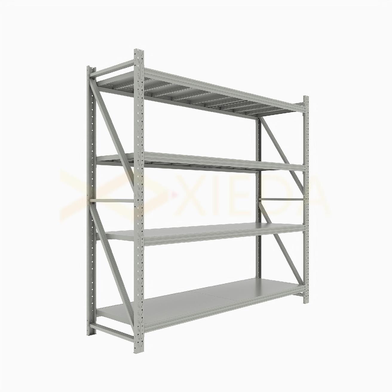 Light-Duty 5-Layer Metal Storage Rack Shelf 200kg/300kg Per Layer Stacking Racks