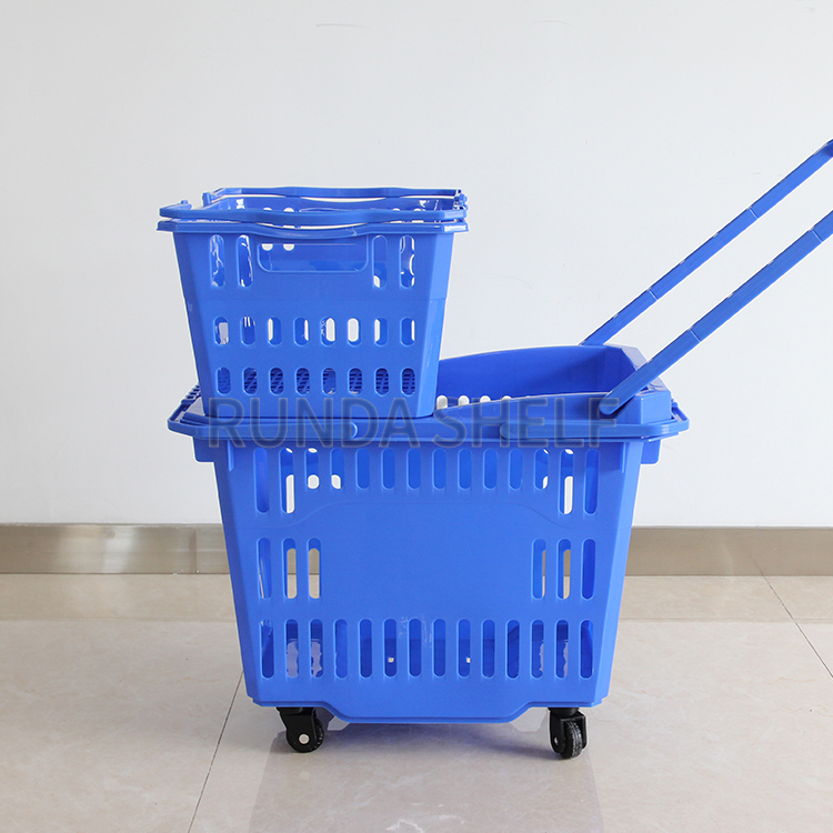High Quality PP Material Hand Basket Thailand Manufacturer Exporter Plastic Storage and Garden Carry Basket