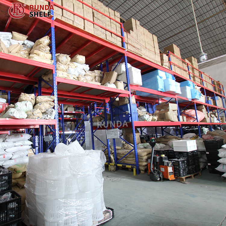 RD Hot Sale Metal Mezzanine Attic Rack Steel Storage Racks for Factory Store Warehouse Supermarket Kitchen Use
