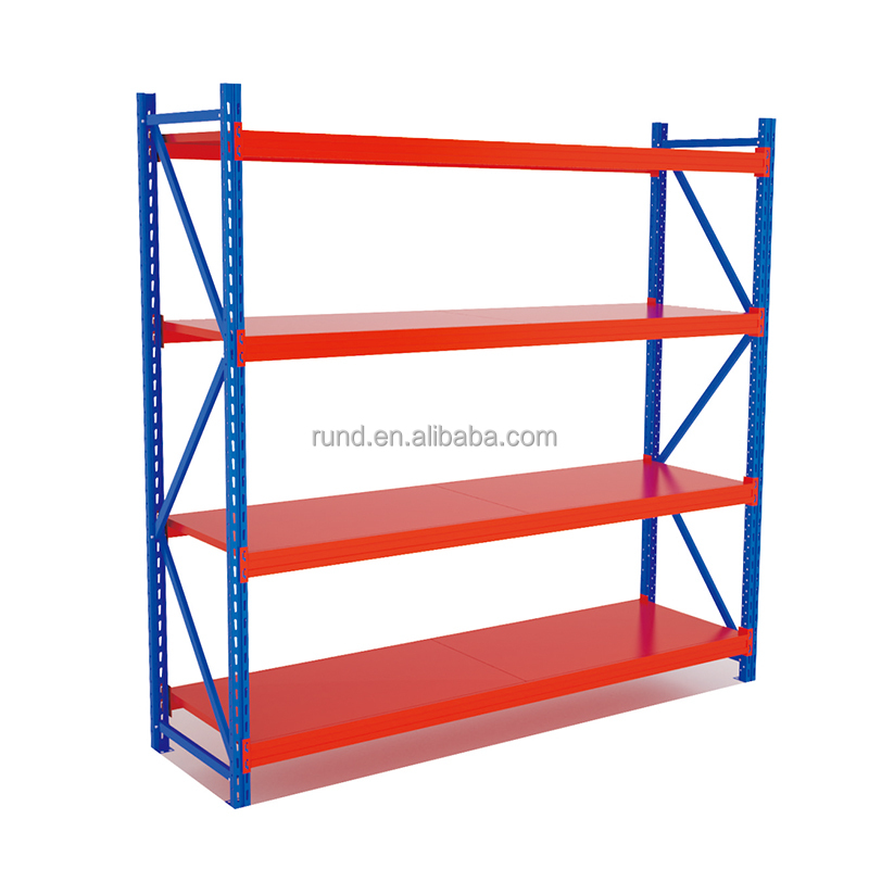 Heavy-Duty Metal Storage Racks Multi-Level Steel Shelving for Europe Pallets Medium Duty with Adjustable Feature Carton Packing
