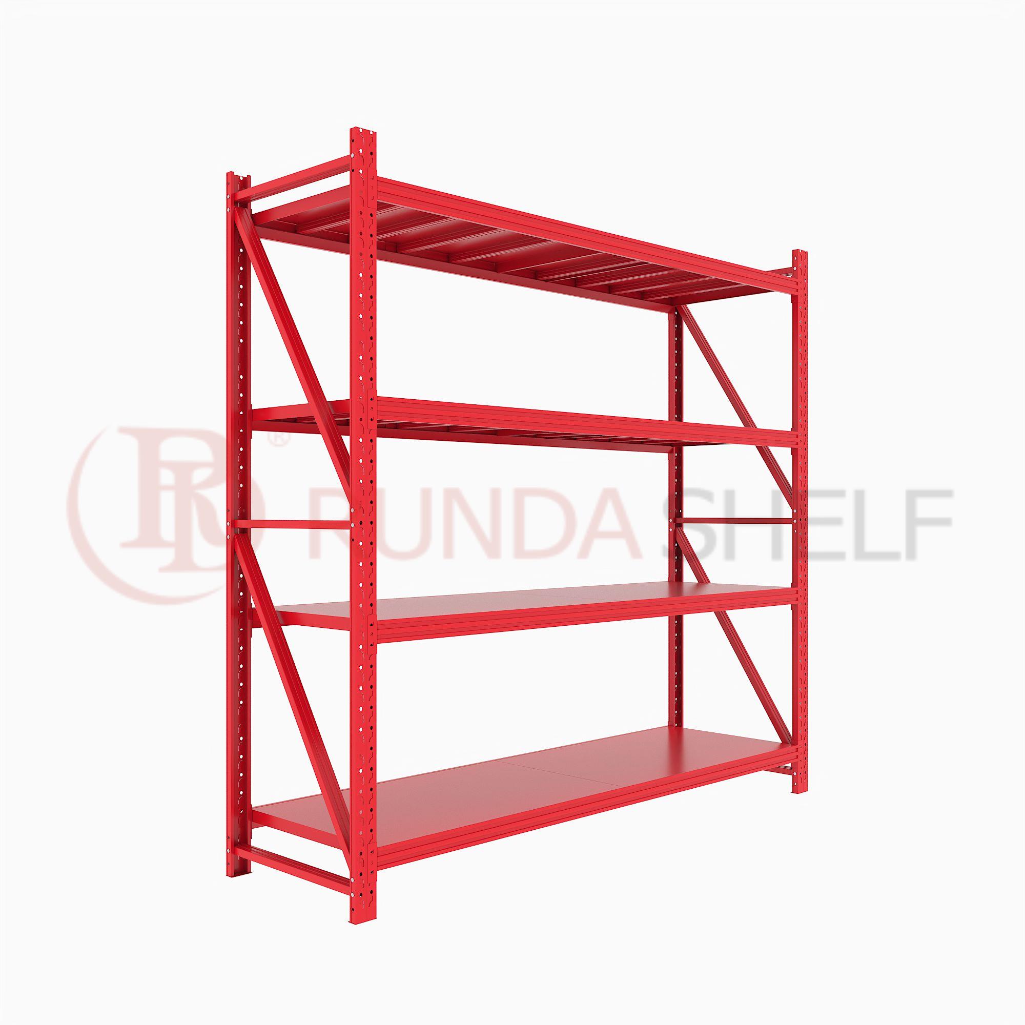 Light-Duty 5-Layer Metal Storage Rack Shelf 200kg/300kg Per Layer Stacking Racks