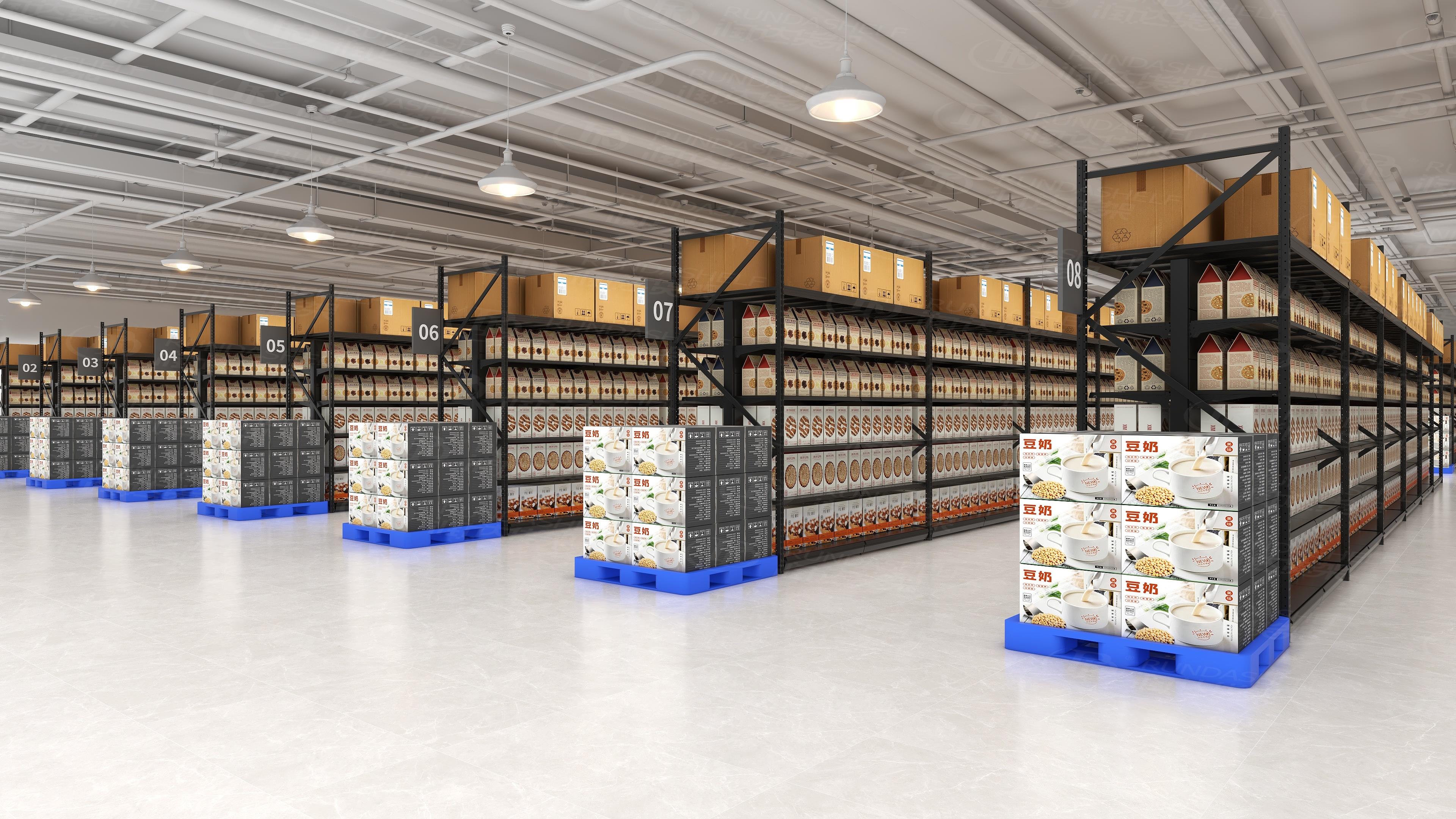RD 1000kg Warehouse Equipment Cantilever Rack Industrial for Factory