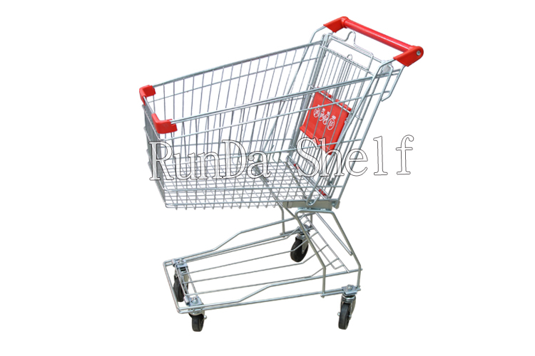 Supermarket Shopping Cart Trolley Metal Serviceable Trolley Price