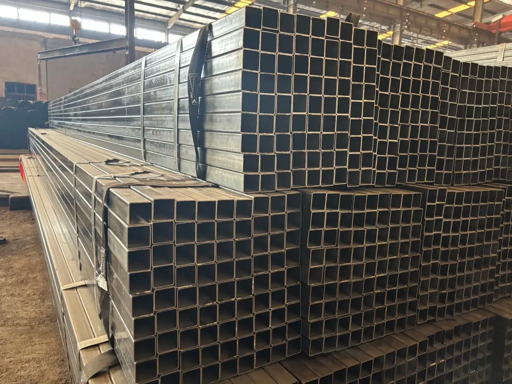 China Tianjin Manufacturer carbon Steel Pipe Q195 black square pipe Manufacturers, Supplier