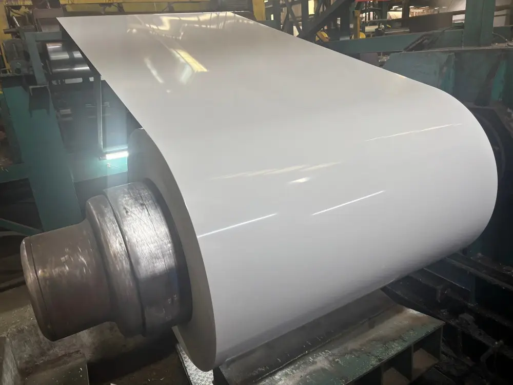 Best 0.35 0.45mm Ral9016 White Color Pre Painted PPGI Galvanized Steel Coil Manufacturers, Factory